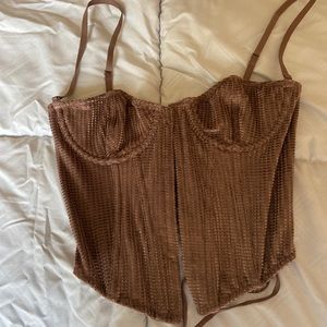 Urban outfitters corset top
